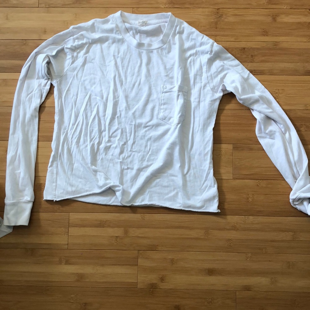 White long sleeve tee